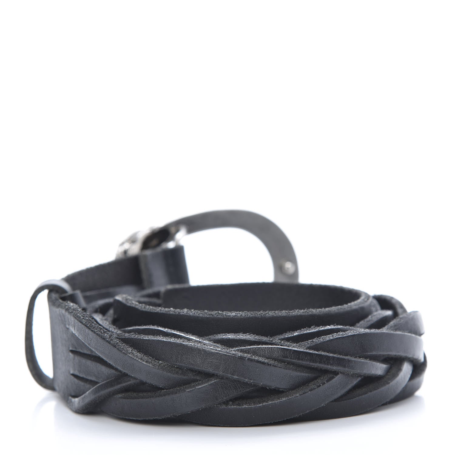 Gucci Calfskin Braided Dionysus Belt 95 38 Black 2 of 7