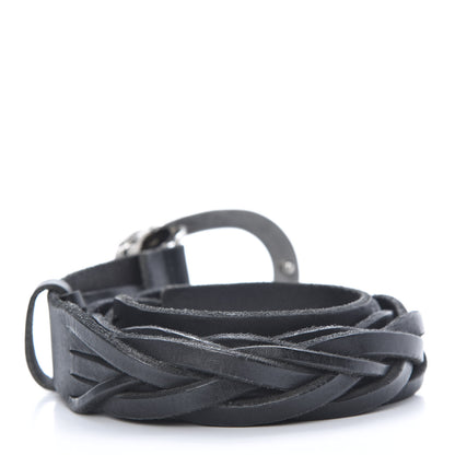 Gucci Calfskin Braided Dionysus Belt 95 38 Black 2 of 7