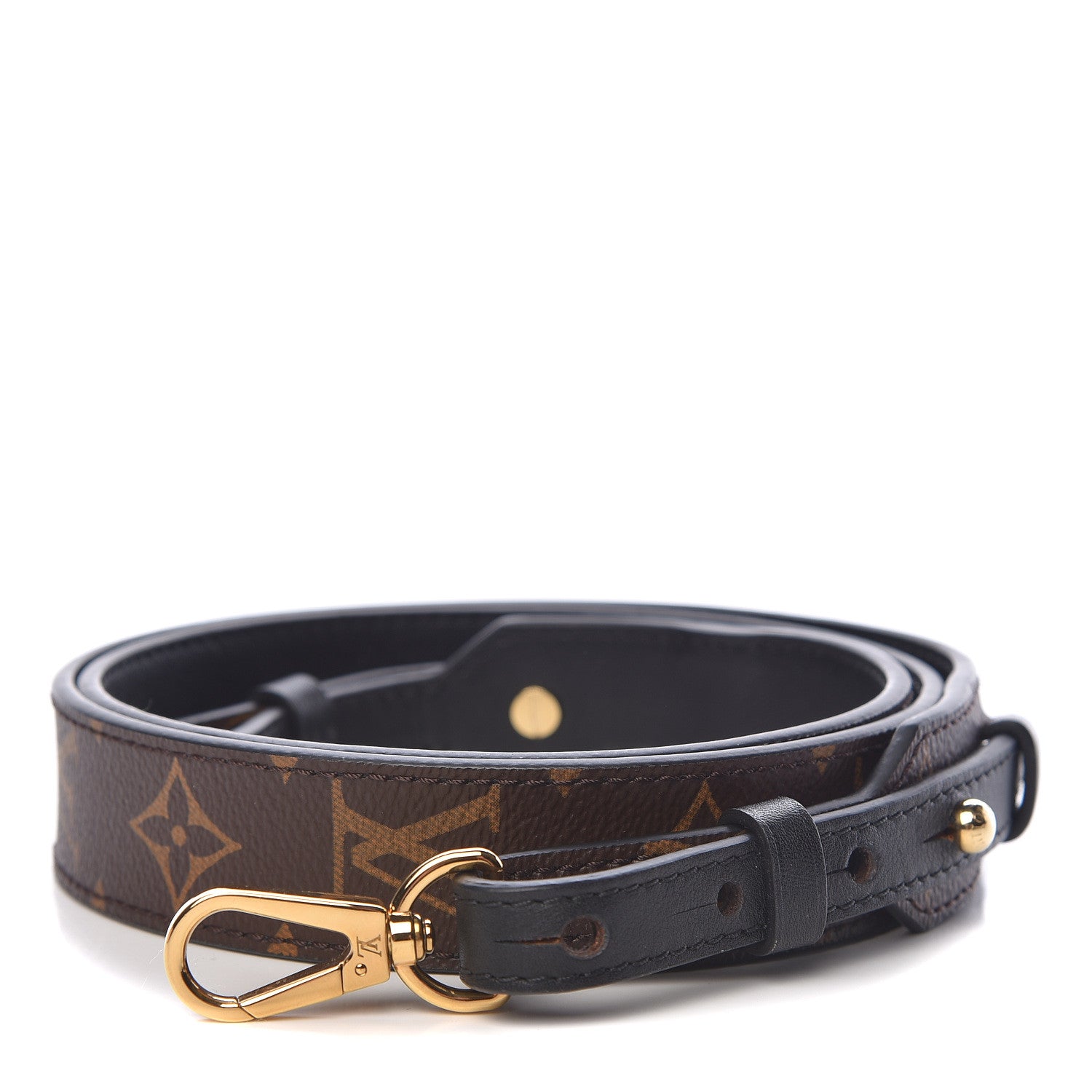 Louis Vuitton Monogram Bandouliere Shoulder Strap XL Black 1 of 6