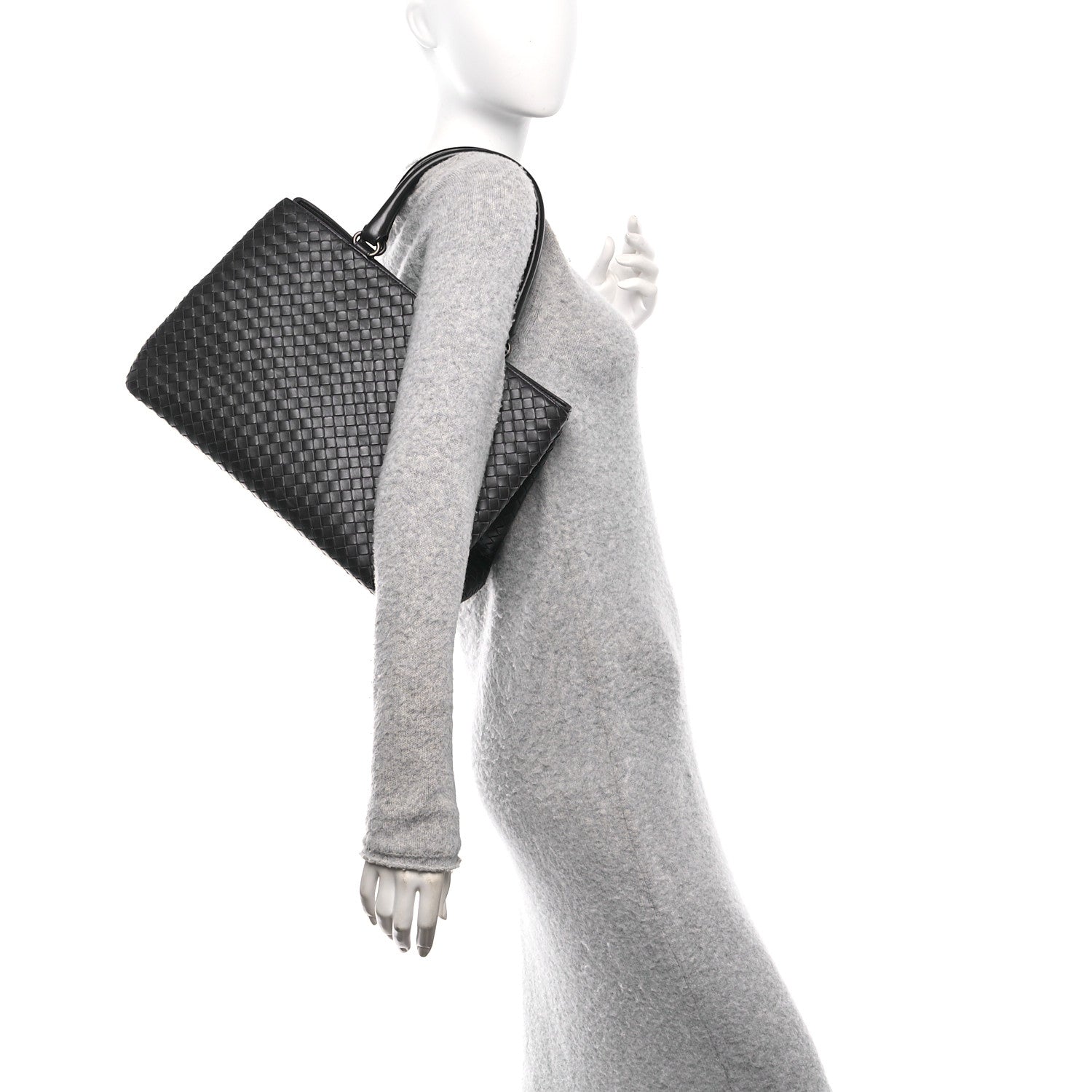 Bottega Veneta Nappa Intrecciato Milano Tote Grape 2 of 9