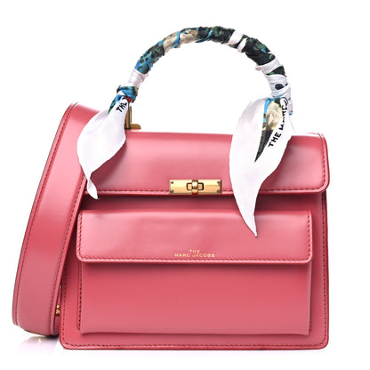 Marc Jacobs Shiny Calfskin Uptown Shoulder Bag Santa Fe Red 1 of 11