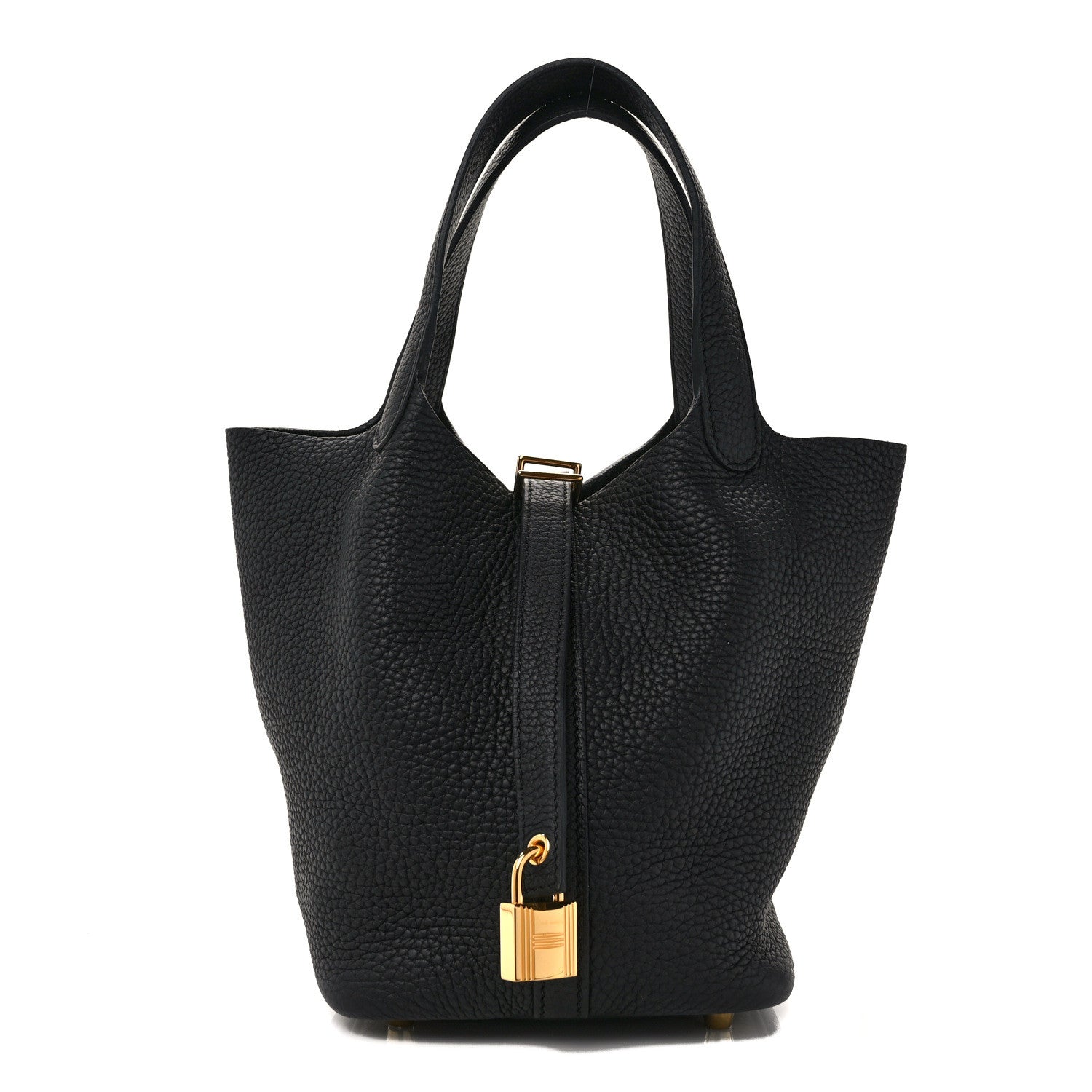 Hermes Taurillon Clemence Picotin Lock 18 PM Black 1 of 9