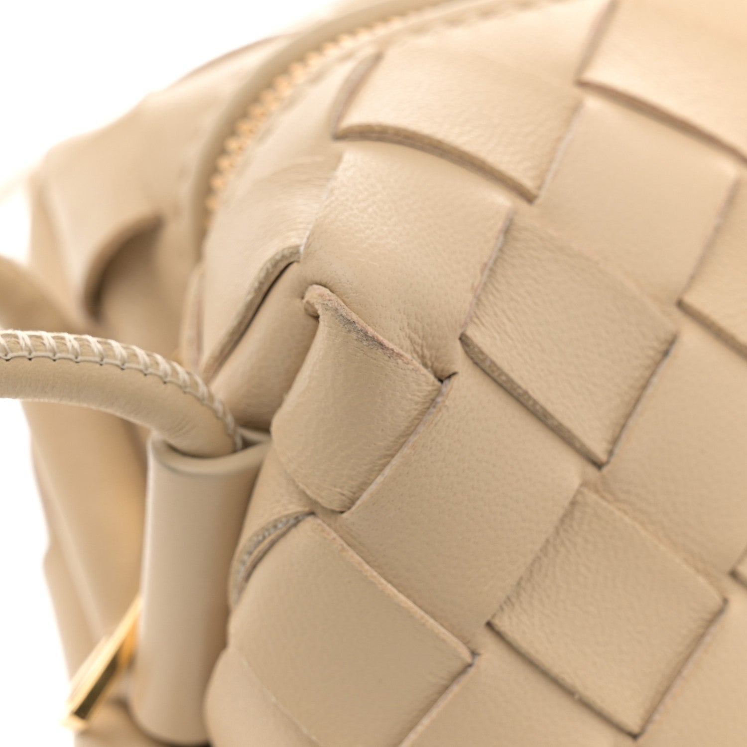 Bottega Veneta Nappa Intrecciato Mini Loop Camera Bag Porridge 11 of 12