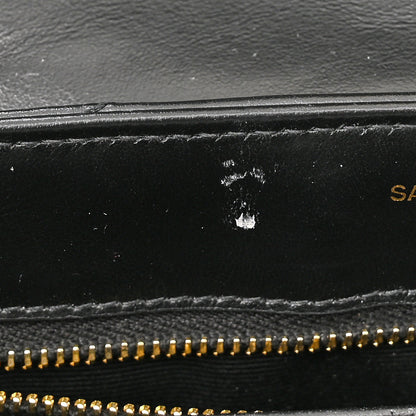 Saint Laurent Calfskin Y Quilted Monogram Toy Loulou Crossbody Bag Black 11 of 12