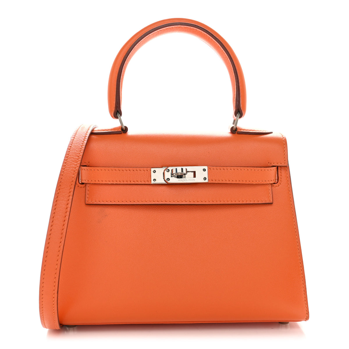 Hermes Gulliver Mini Kelly Sellier 20 Orange 1 of 10