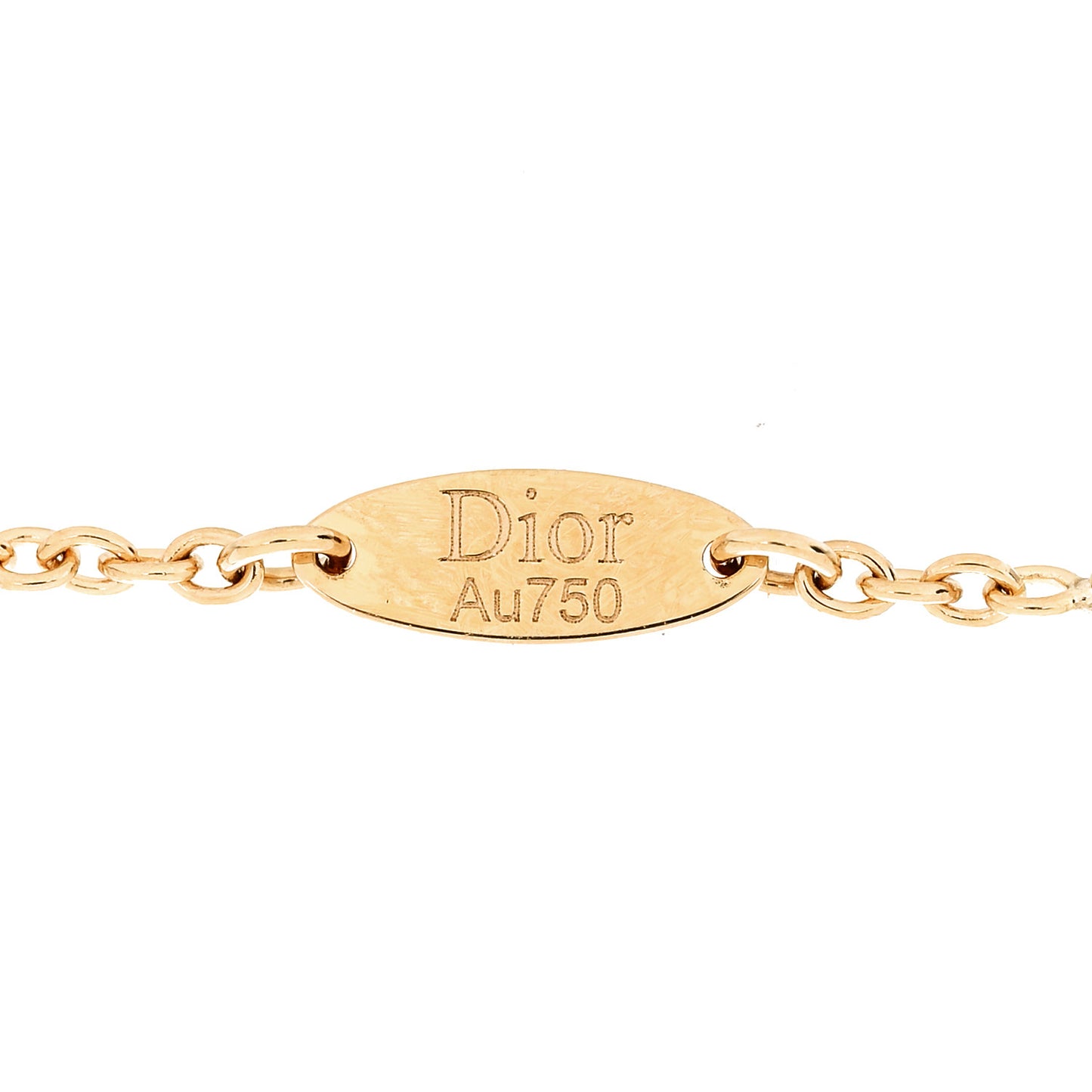 18K Yellow Gold Diamond Mother of Pearl Rose Des Vents 3-Station Bracelet