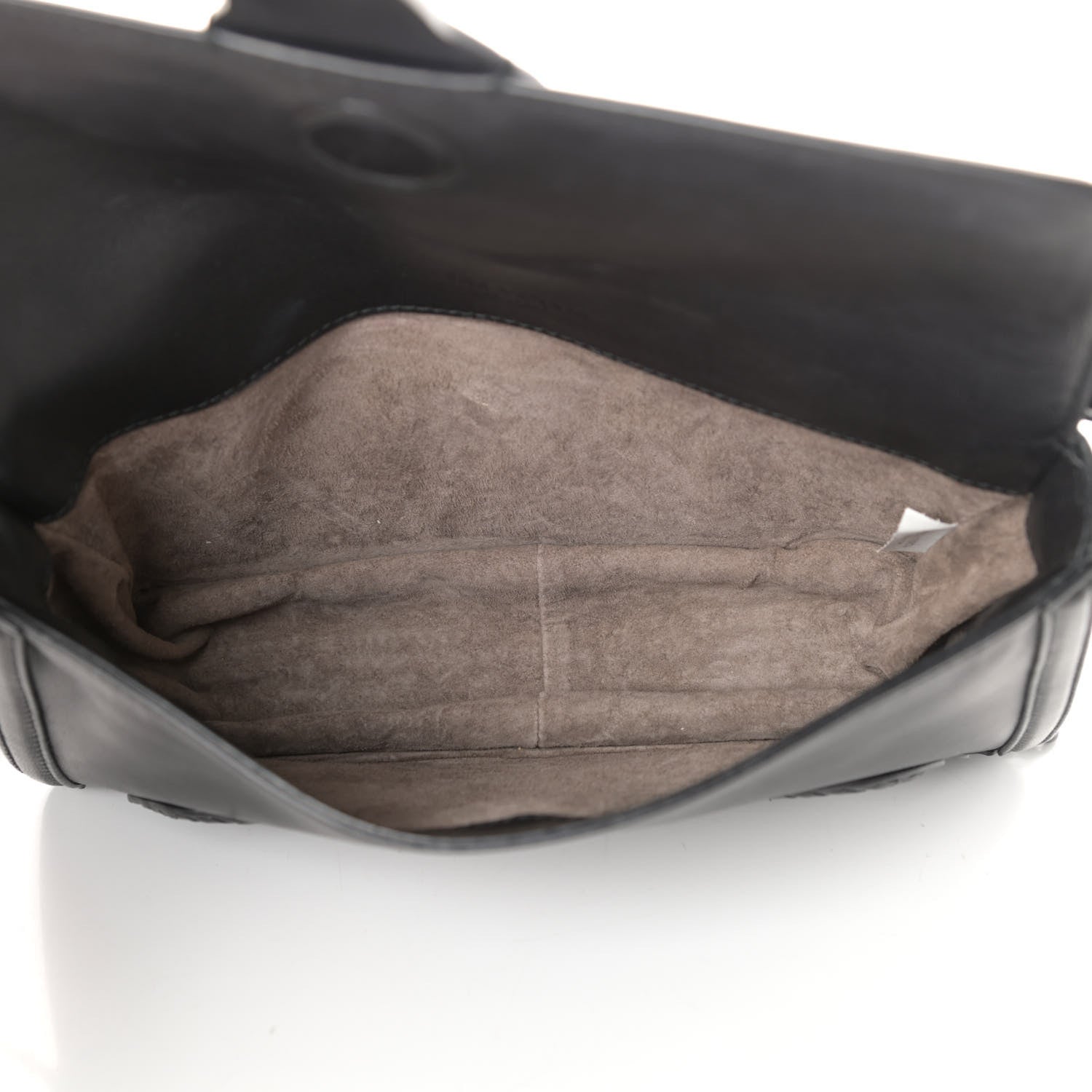 Bottega Veneta Nappa Micro Intreccio Shoulder Bag Black 5 of 12