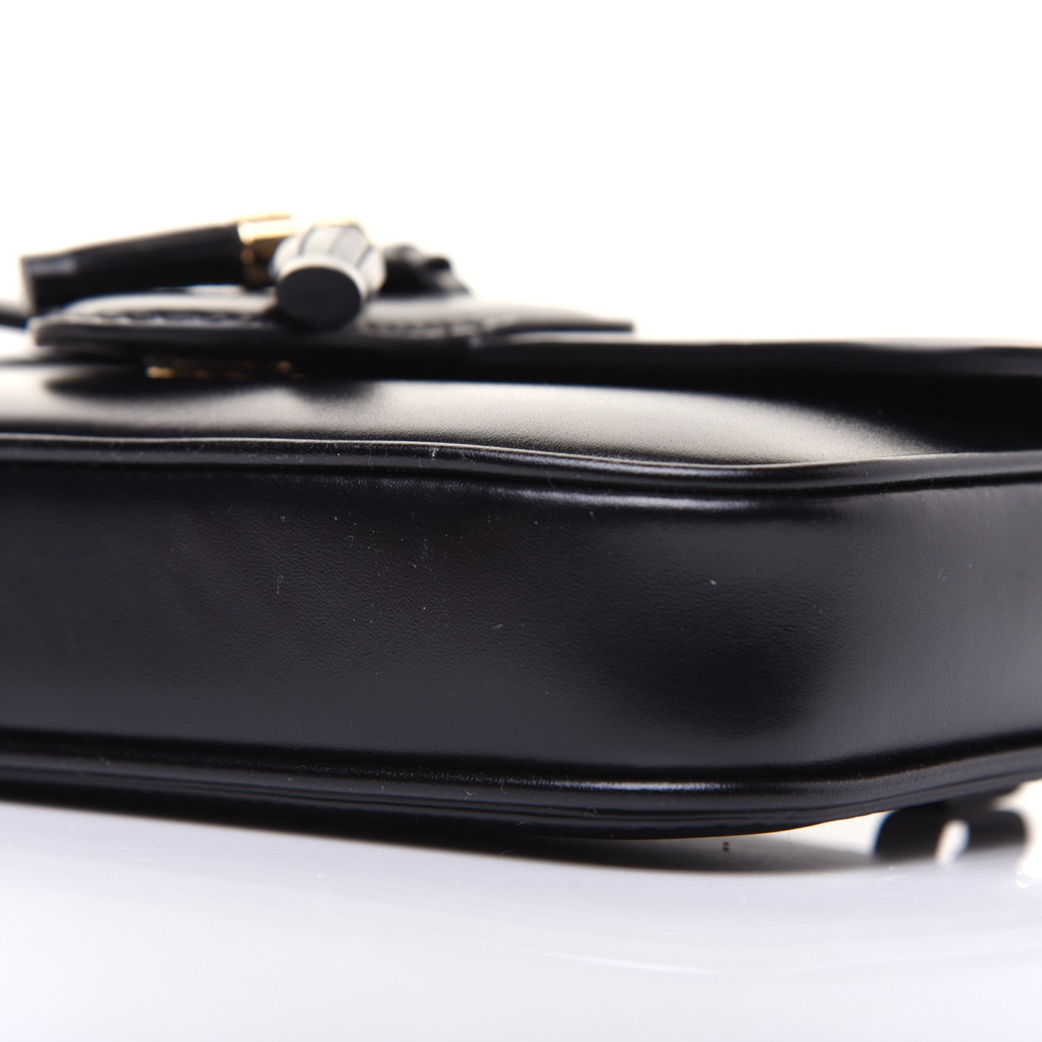 Celine Smooth Calfskin Tassel Belt Bag Black 7 of 14