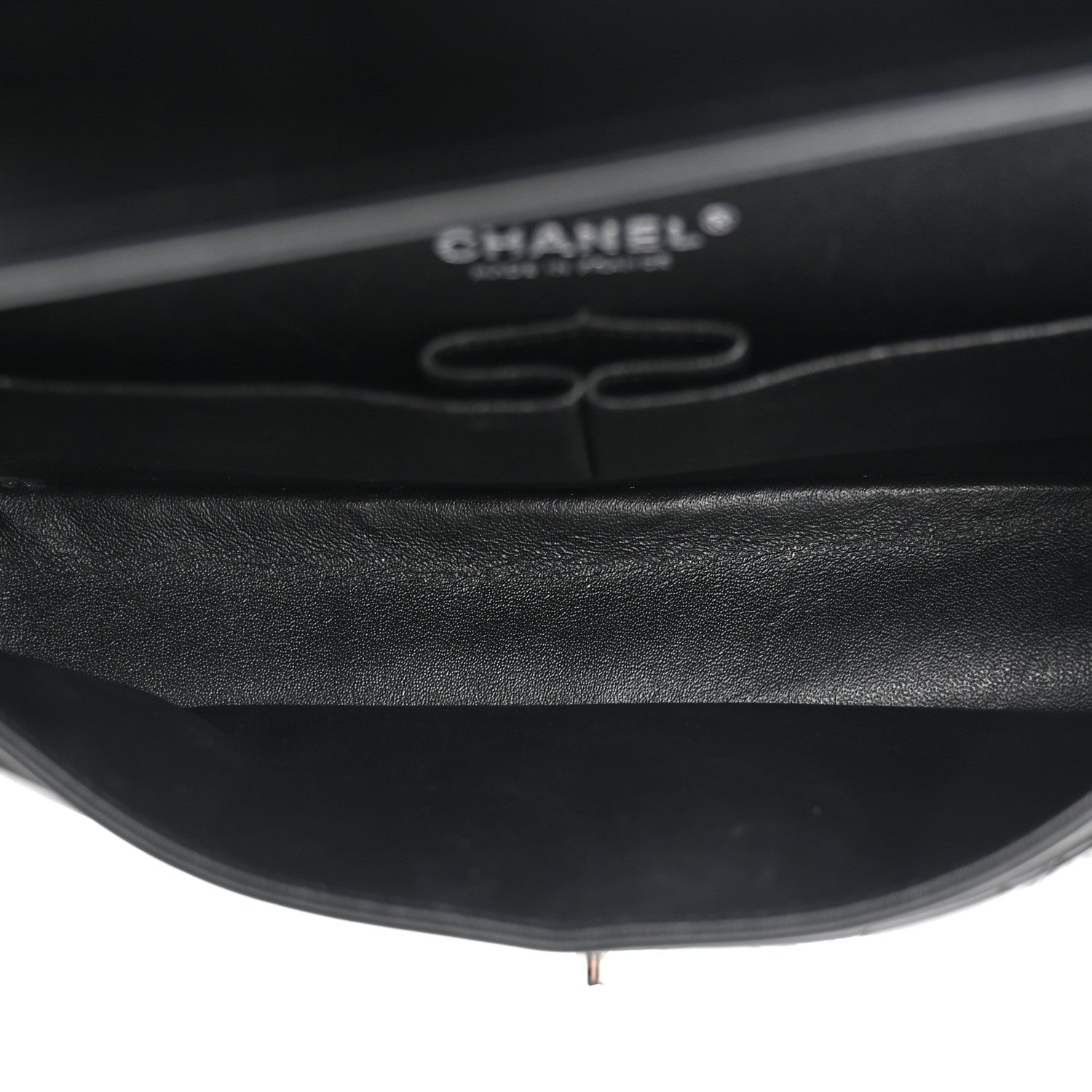 Chanel Patent Calfskin Quilted Bi-Color Medium Double Flap Pink Black 5 of 13