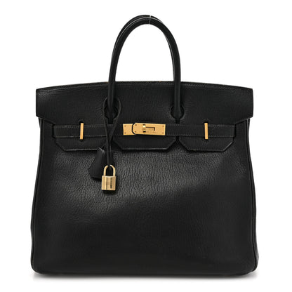 Hermes Chevre de Coromandel HAC Birkin 32 Black 1 of 19