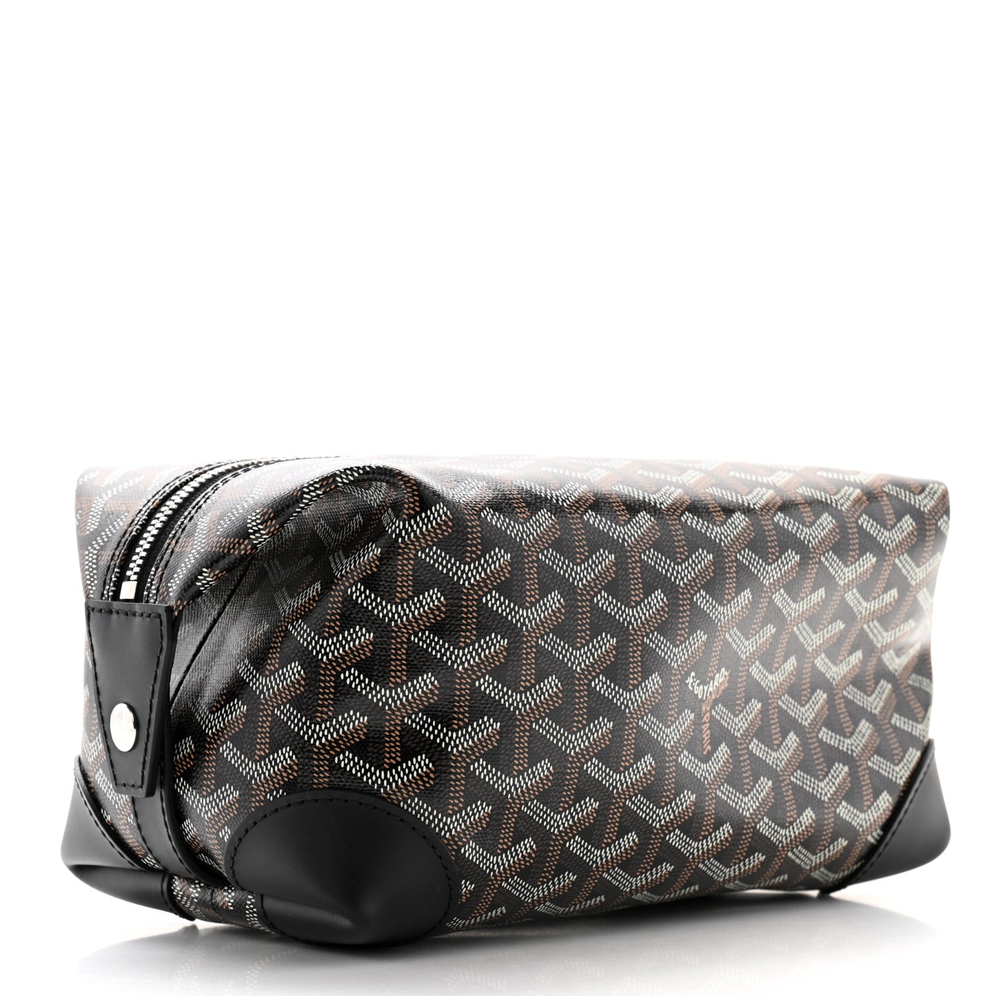 Goyardine Boeing 25 Trousse de Toilette Black