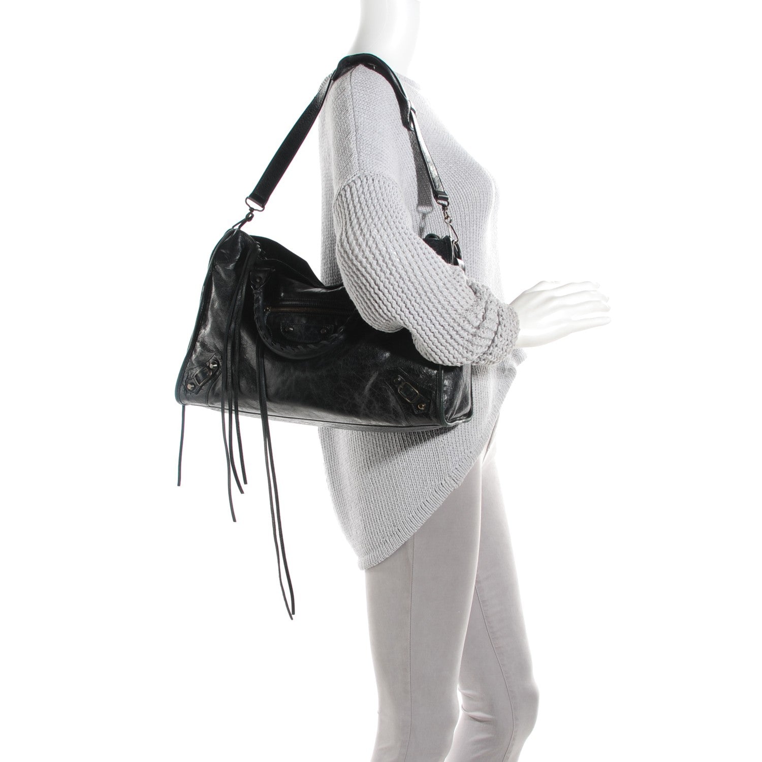 Balenciaga Agneau Classic Hardware City Black 2 of 8