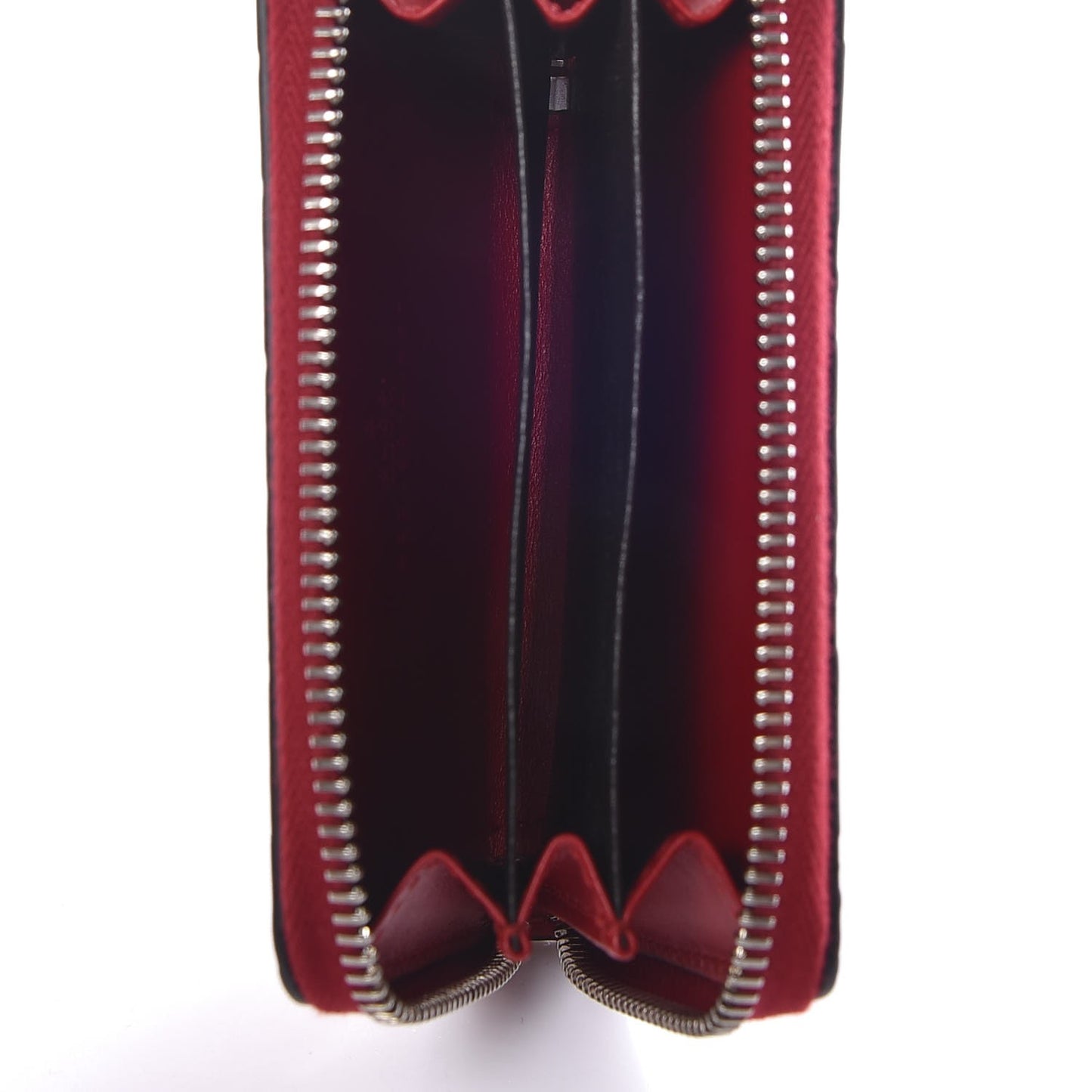 Guccissima Zip Around Card Case Red