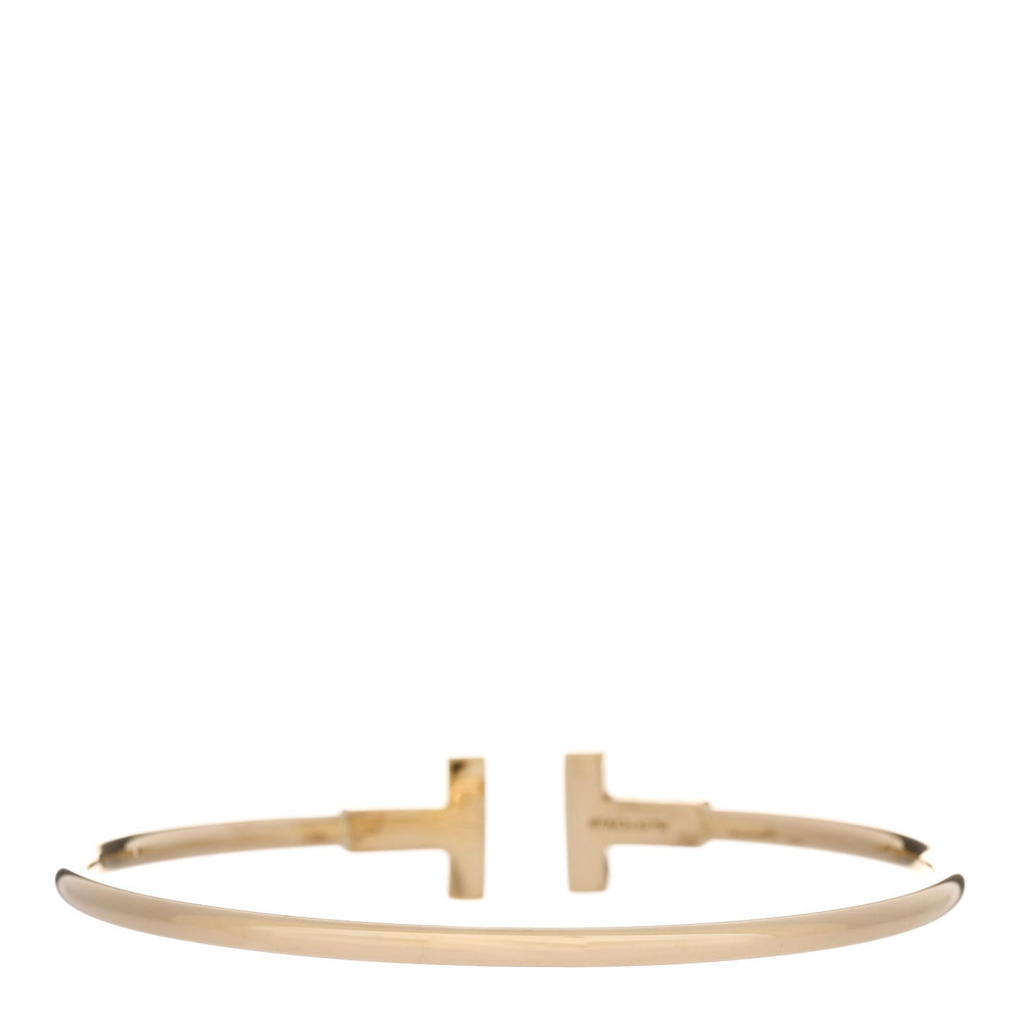 18K Yellow Gold T Wire Bracelet