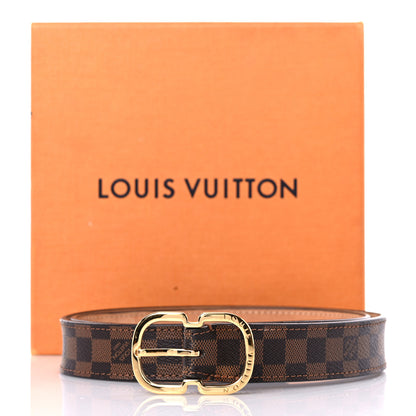 Louis Vuitton Damier Ebene Mini 25mm Belt 75 30 10 of 10