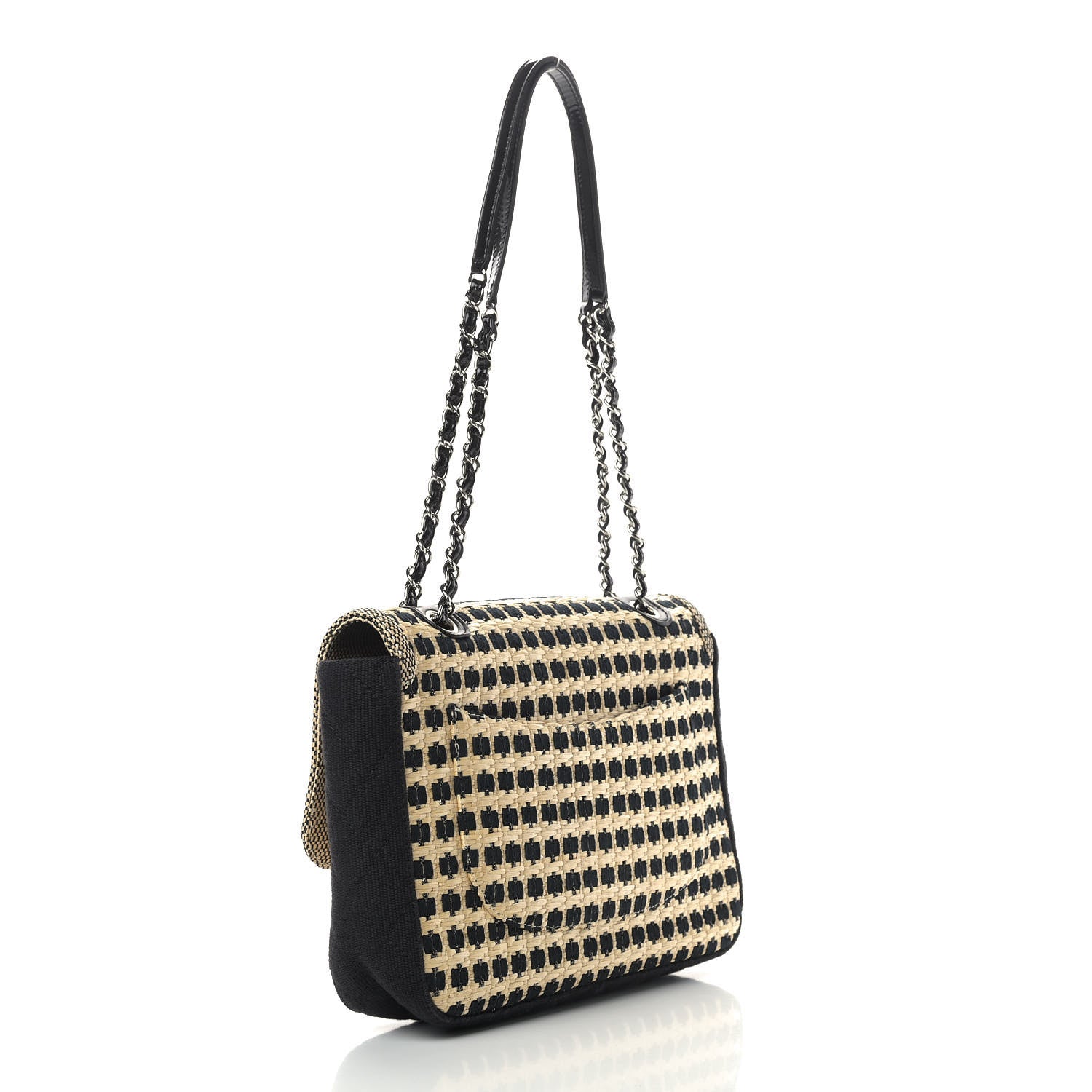 Chanel Cannes Raffia Mademoiselle Flap 2 of 10