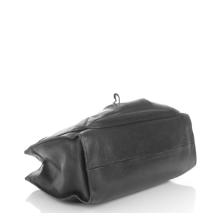Gucci Calfskin Bamboo Handle Tote Black 4 of 7