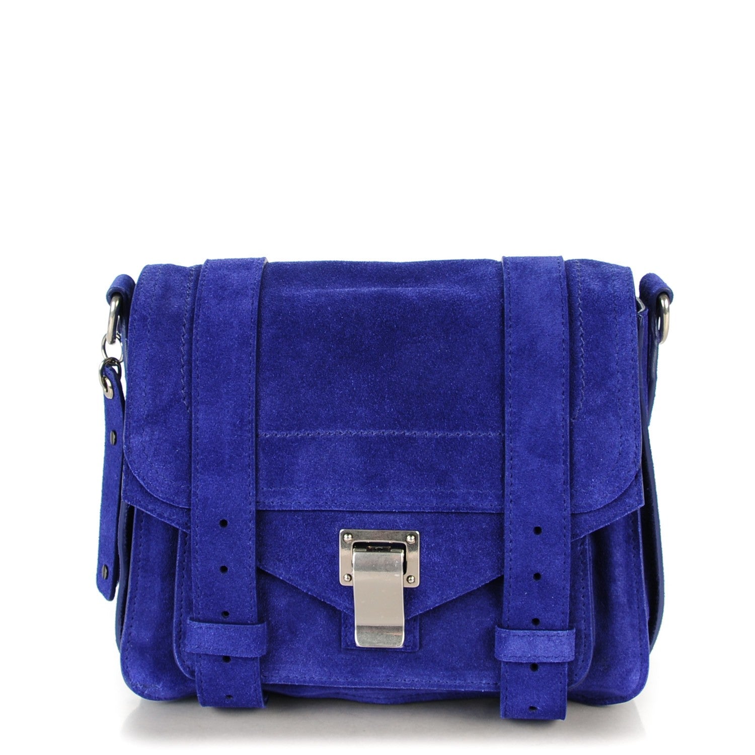 Proenza Schouler Suede PS1 Pouch Messenger Violet 1 of 7