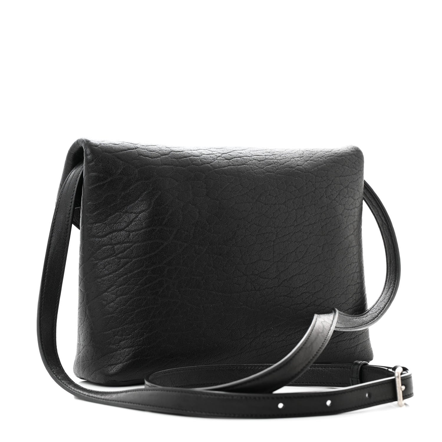 Celine Crocodile Embossed Calfskin Medium Phantom Luggage Black 8 of 24