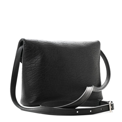 Celine Crocodile Embossed Calfskin Medium Phantom Luggage Black 8 of 24