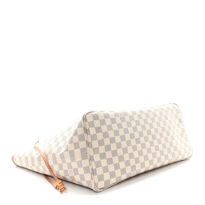 Louis Vuitton Damier Azur Neo Neverfull GM Rose Ballerine 4 of 11
