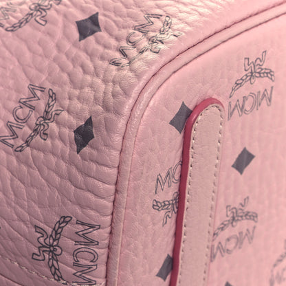 MCM Visetos Medium Liz Reversible Shopper Tote Powder Pink 8 of 21