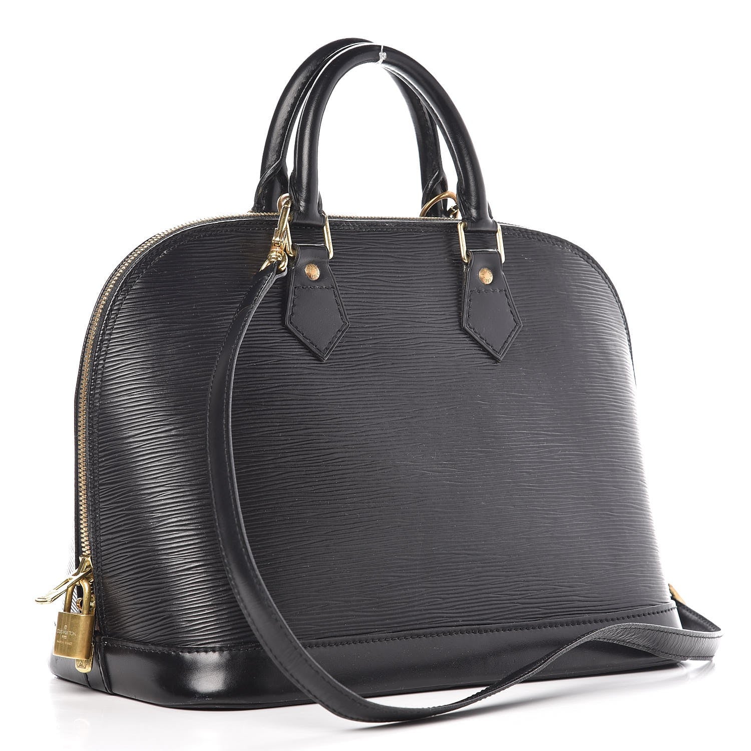 Louis Vuitton Epi Alma PM Black 3 of 13