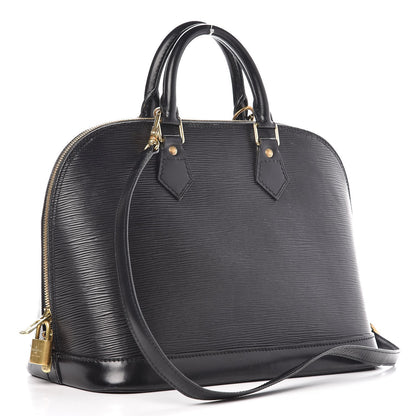 Louis Vuitton Epi Alma PM Black 3 of 13