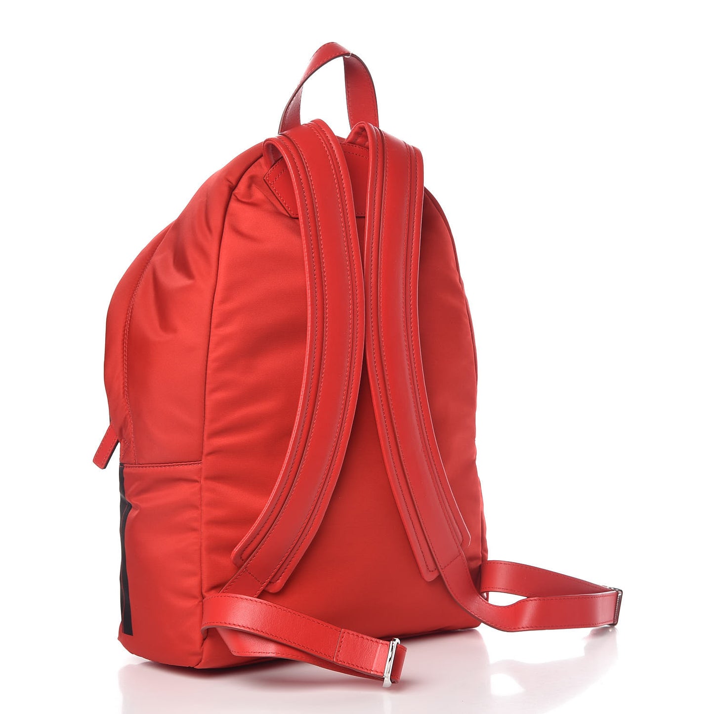 Nylon Bambi Print Small Backpack Red