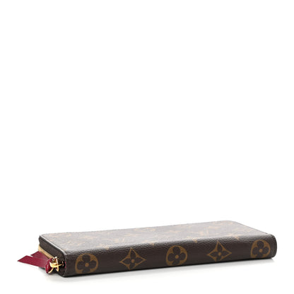 Louis Vuitton Monogram Clemence Wallet Fuchsia 4 of 6