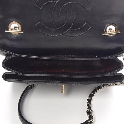 Chanel Lambskin Quilted Small Trendy CC Dual Handle Flap Bag Black 5 of 15