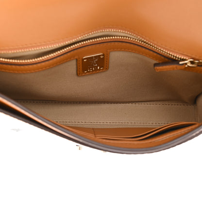 MCM Metallic Visetos Medium Millie Crossbody Bag Berlin Gold 5 of 8