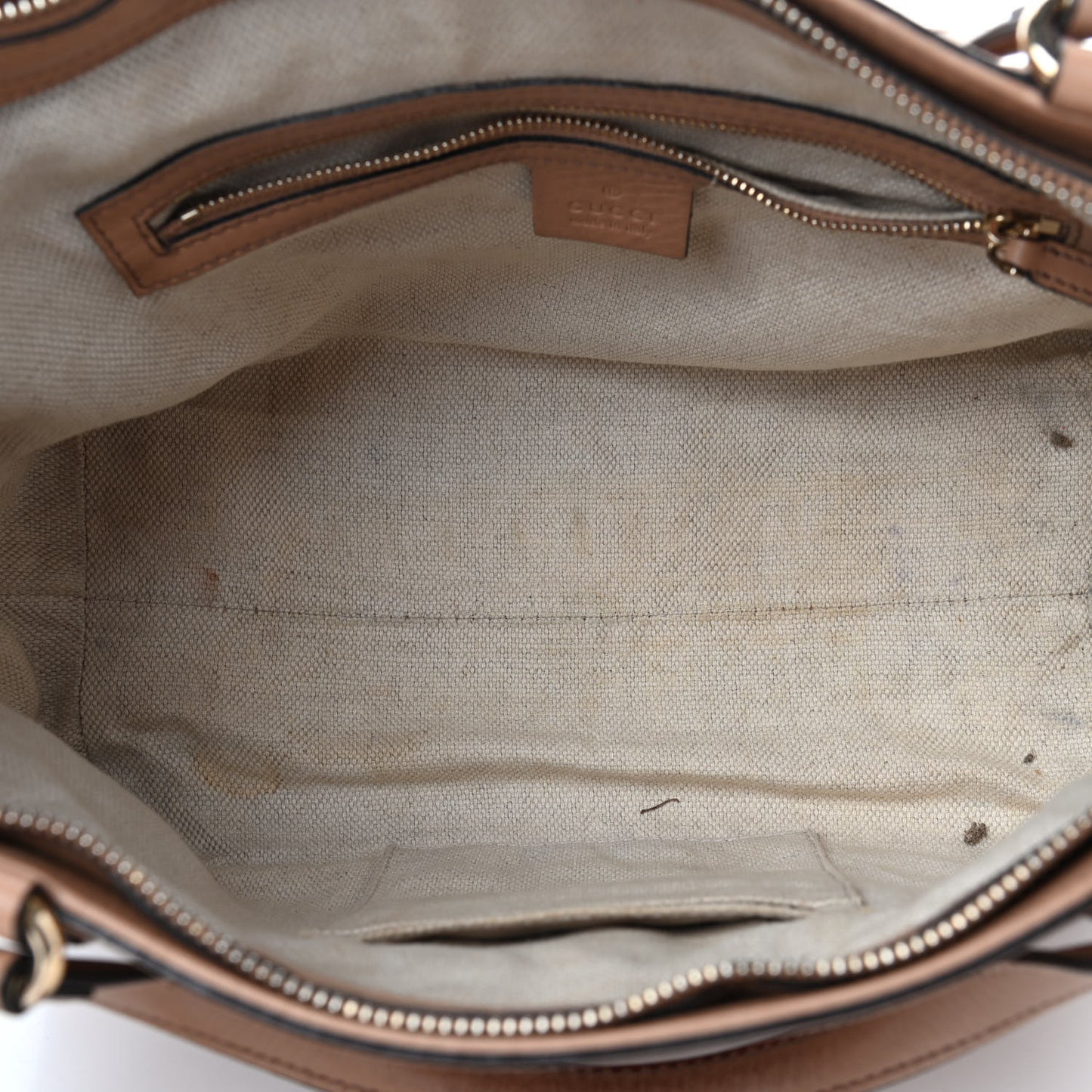 Pebbled Calfskin Small Soho Top Handle Bag Camelia