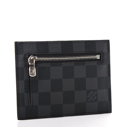 Louis Vuitton Damier Graphite Zipped ID Card Holder 3 of 6