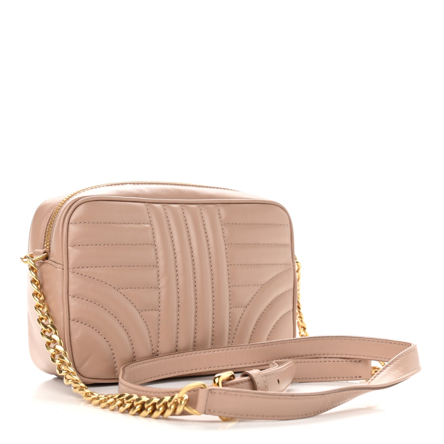 Soft Calfskin Diagramme Camera Bag Cipria