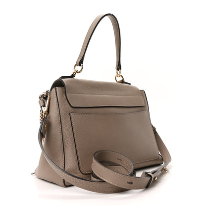 Chloe Calfskin Small Faye Day Shoulder Bag Motty Grey 3 of 9
