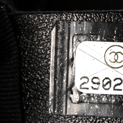 Chanel Calfskin Quilted Top Handle Flap Black 7 of 10