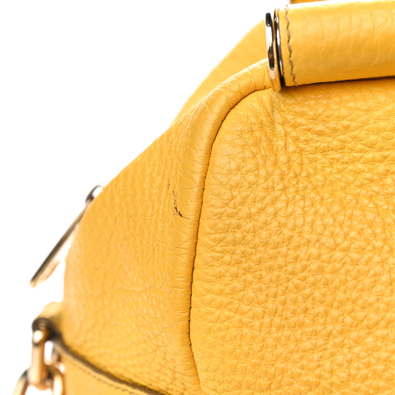 Dolce & Gabbana Calfskin Large Miss Sicily Satchel Yellow 10 of 16