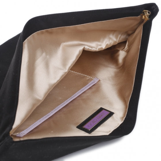 Satin Clutch Black