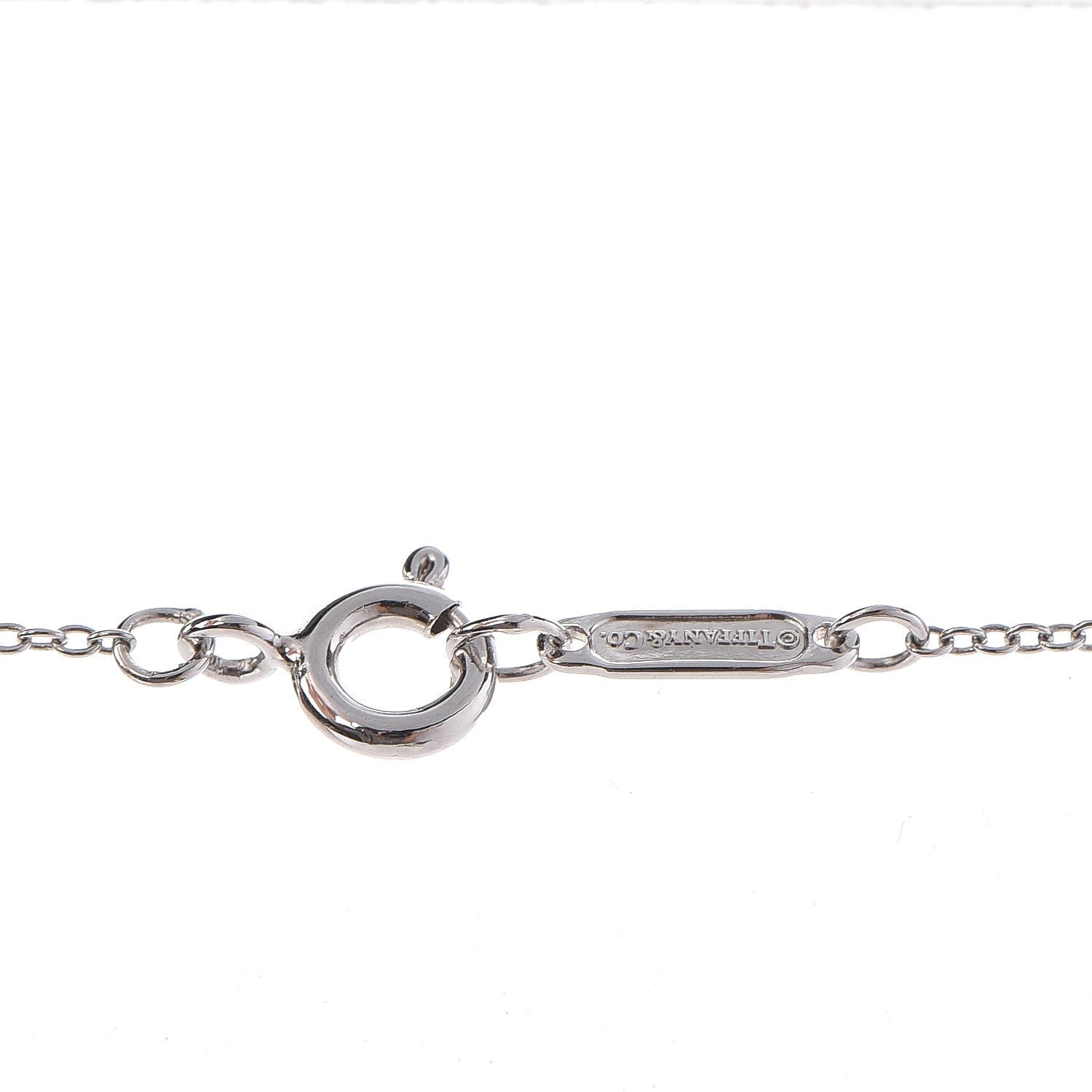 Tiffany Sterling Silver Teddy Bear Charm Pendant Necklace 4 of 5