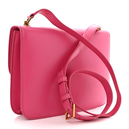 Saint Laurent Smooth Calfskin Le Carre Shoulder Bag Pink 3 of 12