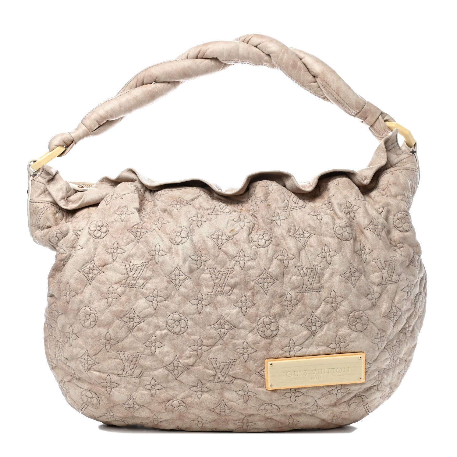 Louis Vuitton Lambskin Olympe Nimbus GM Ecru 1 of 5
