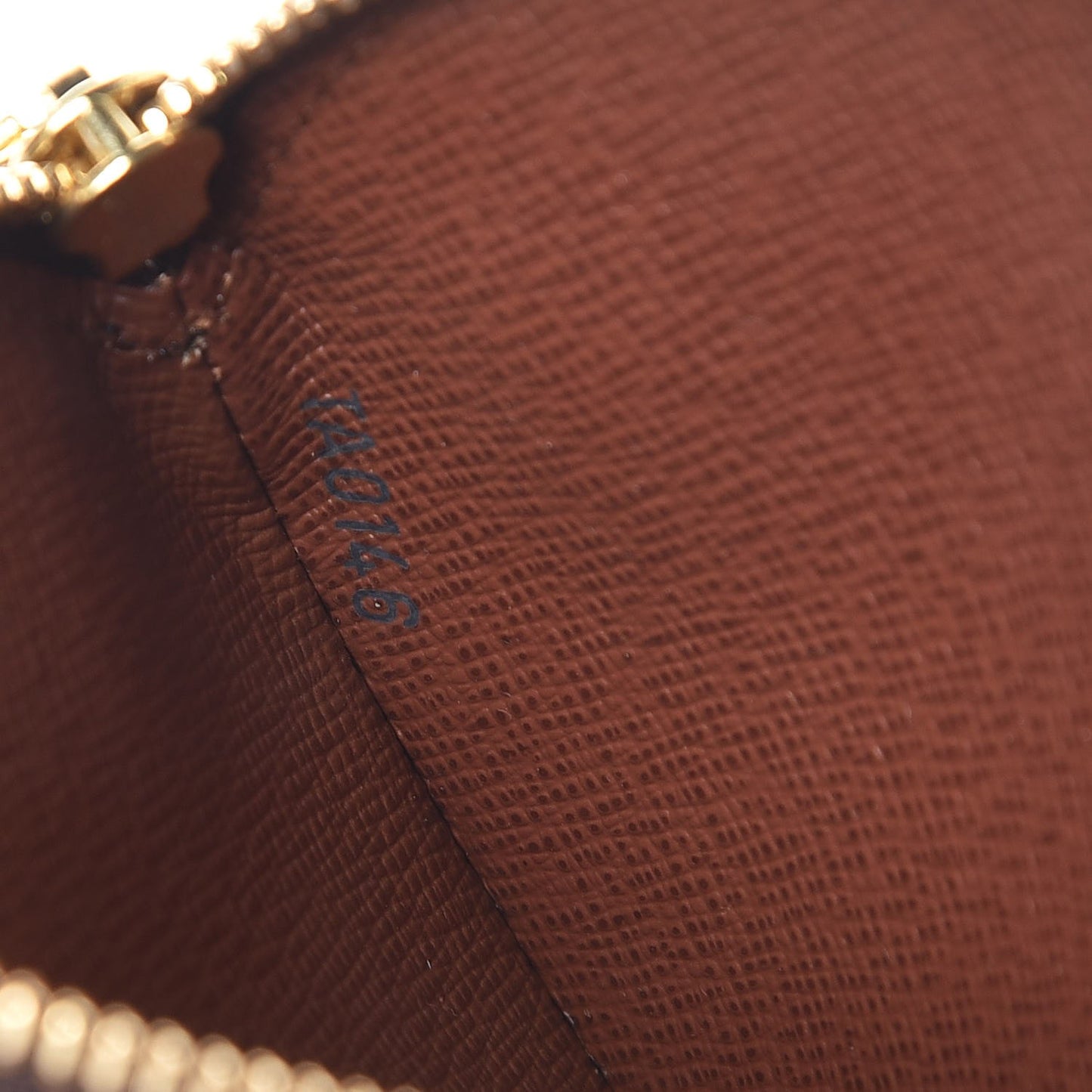 Monogram Round Coin Purse