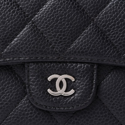 Chanel Caviar Quilted Large Flap Wallet Black 8 of 11