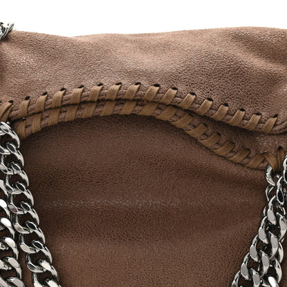Stella McCartney Metallic Shaggy Deer Mini Falabella Fold Over Tote Brown 7 of 10