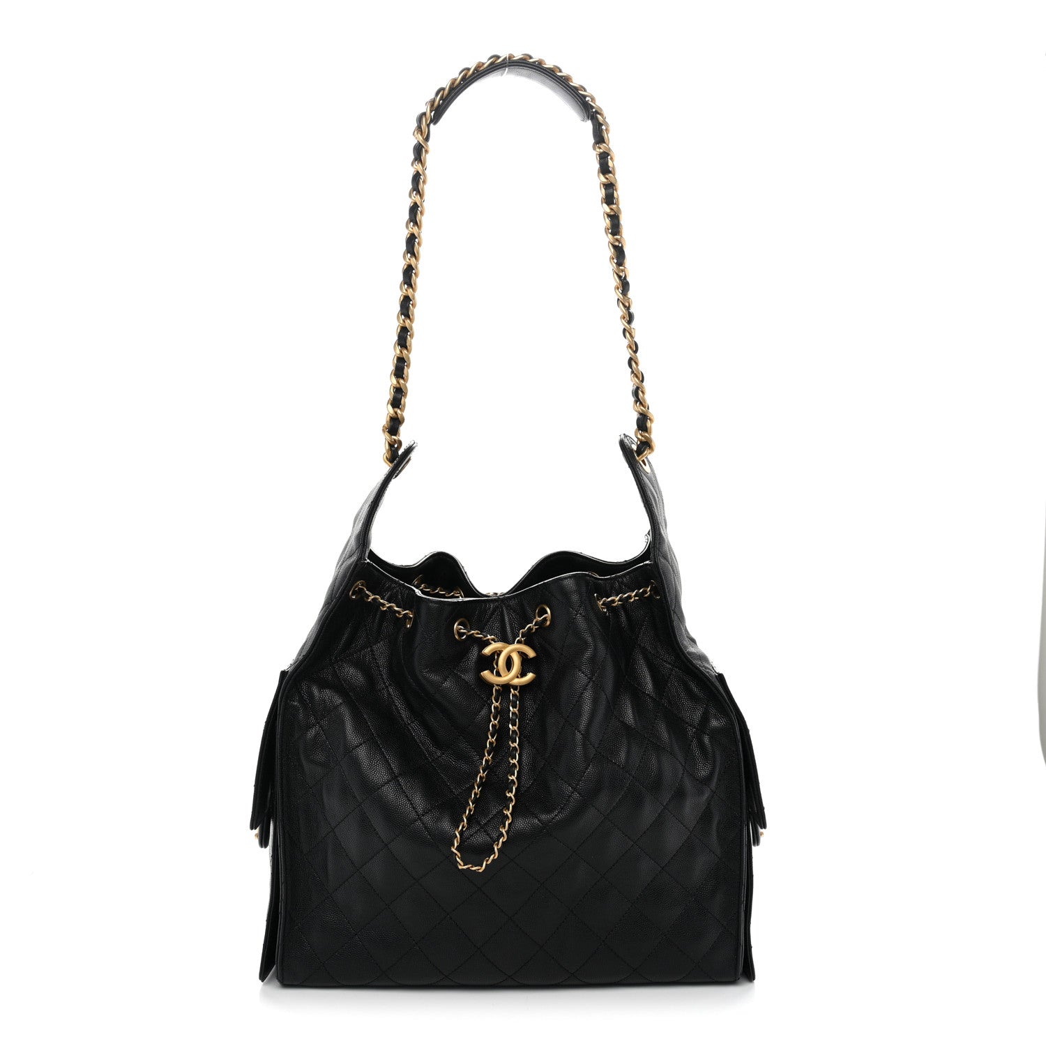 Chanel Caviar Quilted Medium Chanel 25 Handbag Black 1 of 10