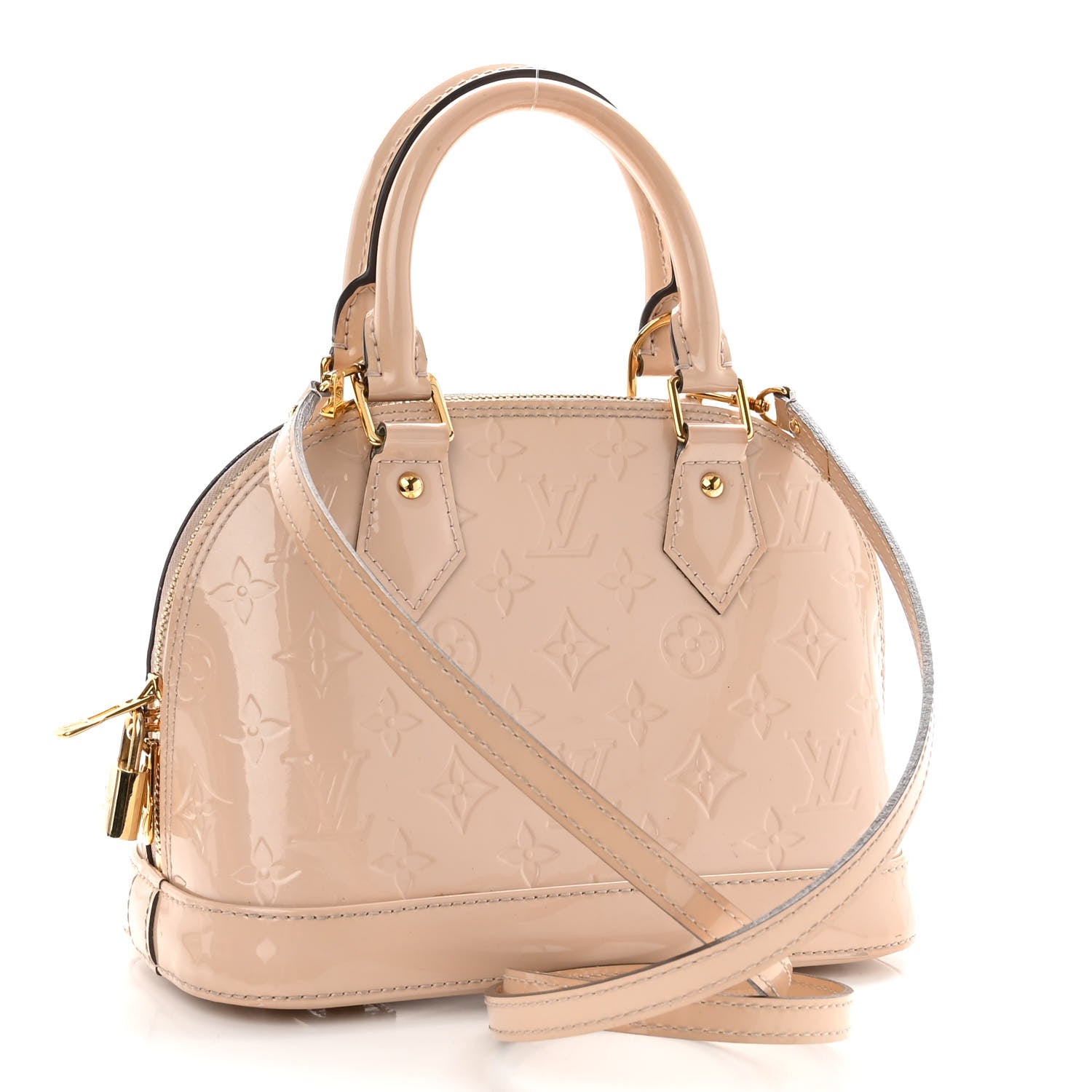 Louis Vuitton Vernis Alma BB Rose Angelique 3 of 9