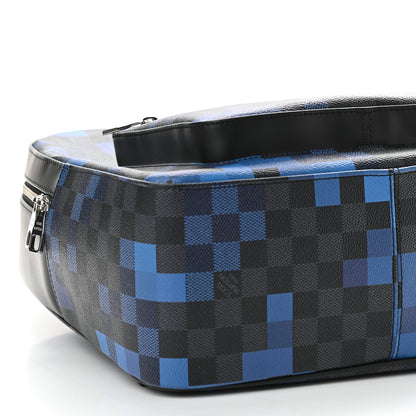 Louis Vuitton Damier Graphite Pixel Josh Backpack Blue 7 of 8