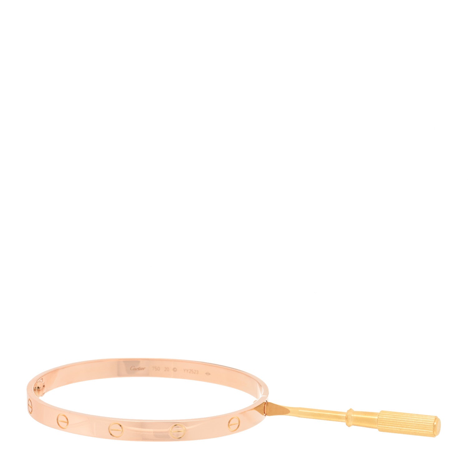 Cartier 18K Pink Gold LOVE Bracelet 20 4 of 5