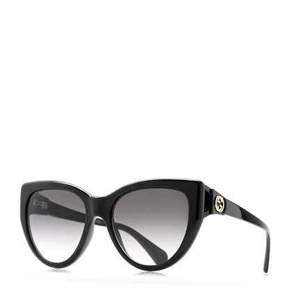 Gucci Acetate Cat Eye Sunglasses GG0877S Black 1 of 8